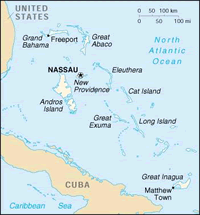 Bahamas map