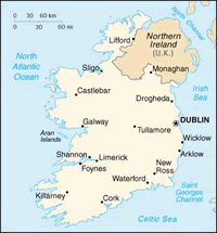 Map of Ireland